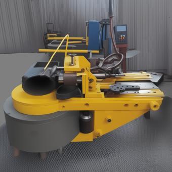 Pipe bending machine bed